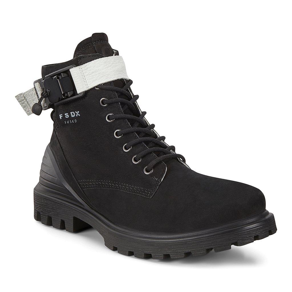 Ecco Tredtray Mens Boots In Black Outlet - India VZK-214905